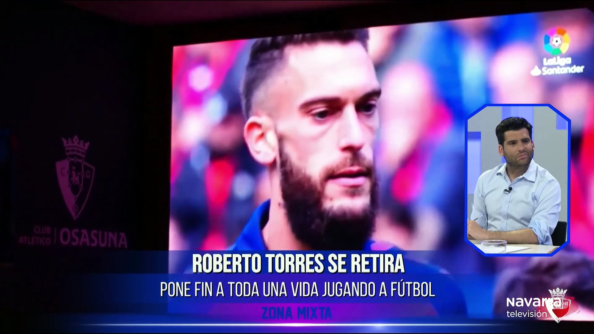 Zona Mixta 11/05/2026 Entrevista con Roberto Torres que se retira del fútbol profesional tras 19 años. Además, analizamos la derrota ante el Levante con Asier Cotelo y Miguel Iribertegui