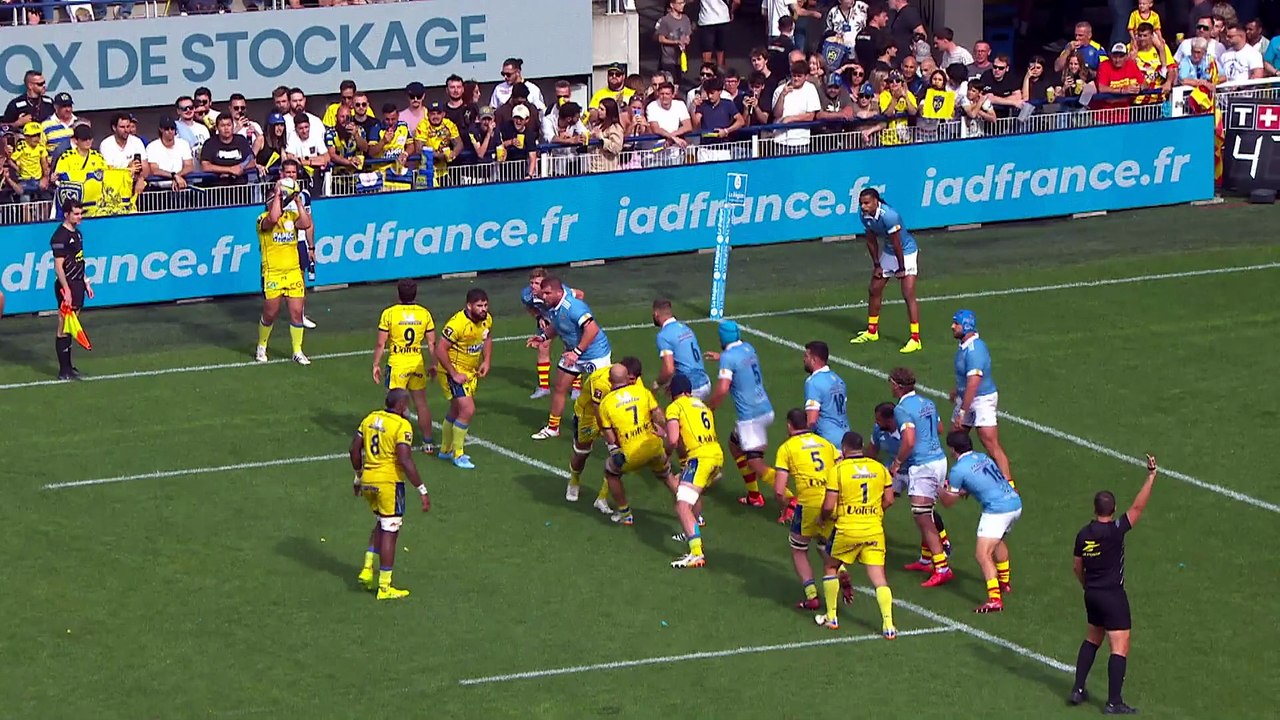 TOP 14 - Essai de Alivereti LOALOA (ASM) - ASM Clermont - USA Perpignan