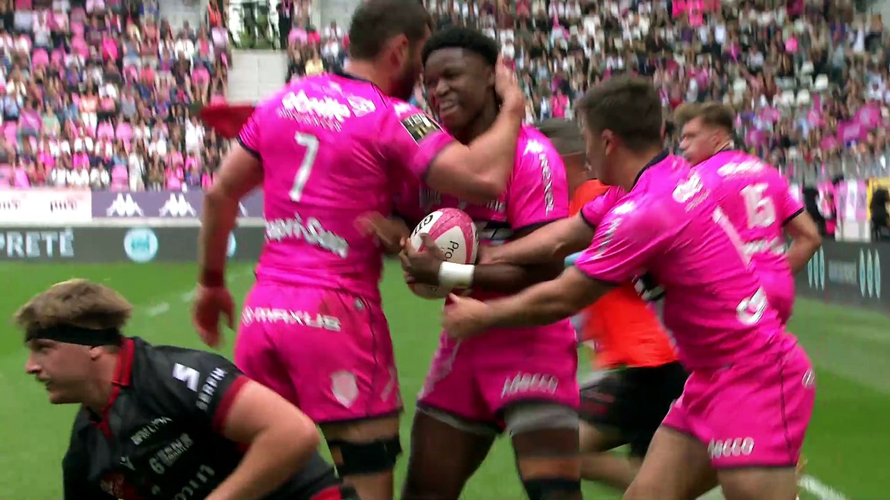 TOP 14 - Essai de Samuel EZEALA (SFP) - Stade Français Paris - LOU Rugby