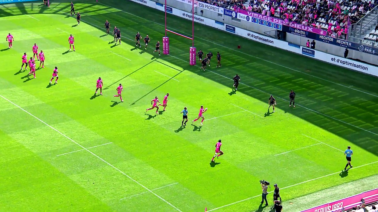 TOP 14 - Essai de Peniasi DAKUWAQA (SFP) - Stade Français Paris - LOU Rugby