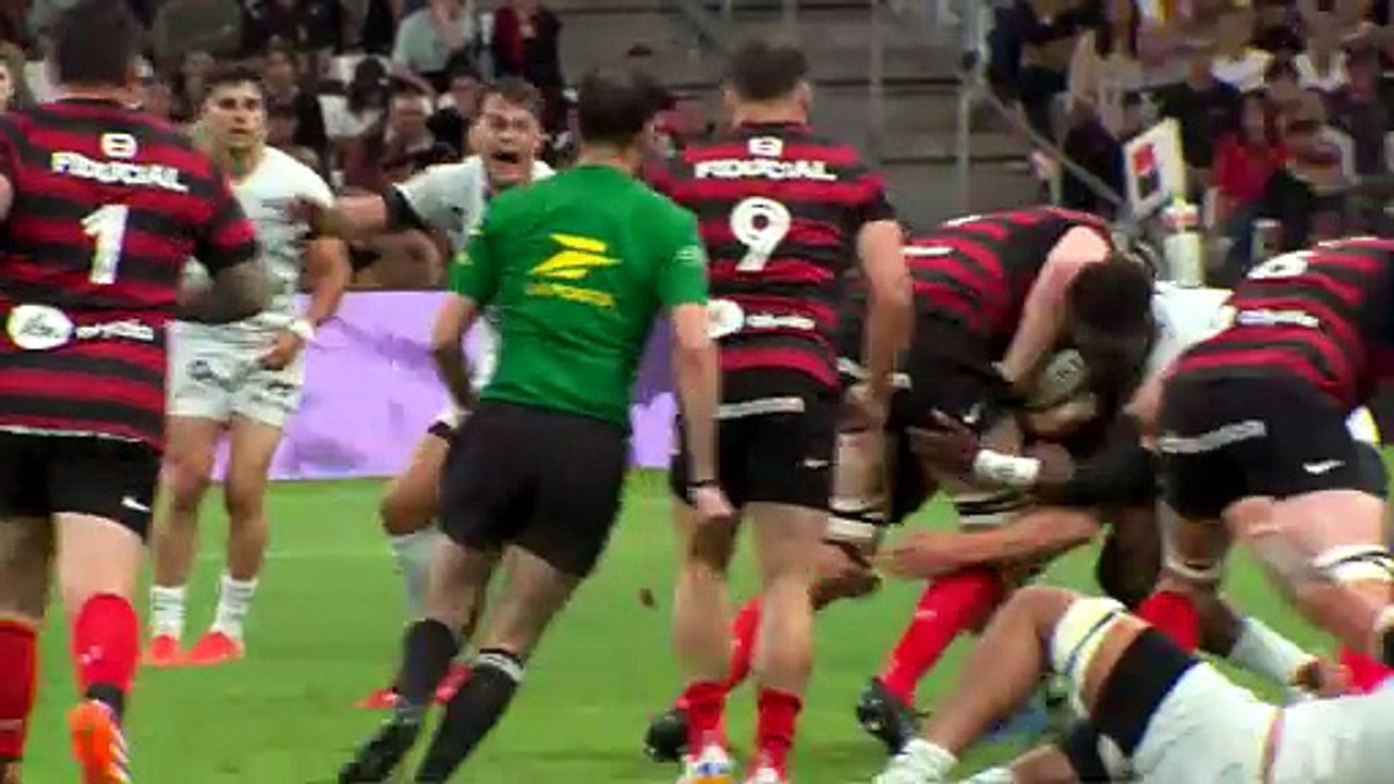 TOP 14 - Essai de Gael DREAN (RCT) - RC Toulon - Stade Toulousain