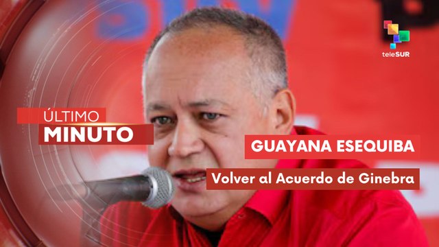 Secretario general del PSUV Cabello exige volver al Acuerdo de Ginebra