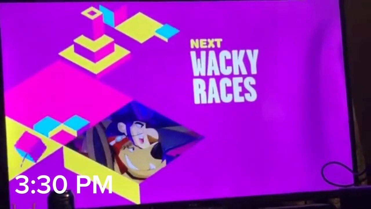 Boomerang Coming Up Next Wacky Races (1968) Bumpers 3:30 PM