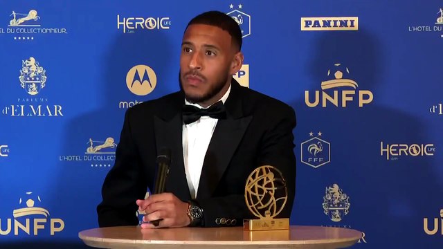 Corentin Tolisso milieu de terrain de L'équipe type de Ligue 1 des trophées UNFP - Foot