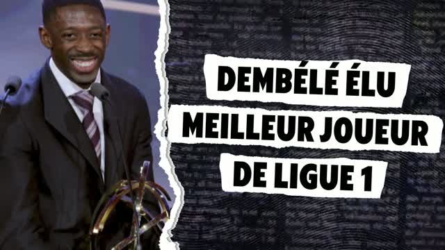 Ligue 1 - Dembélé élu meilleur joueur de la saison