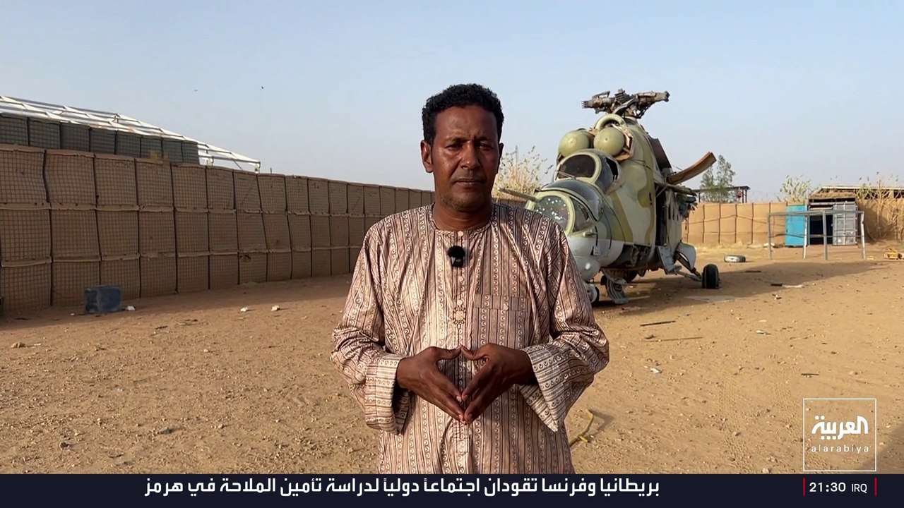 آثار الدمار في معسكر "مينوسما" بعد انسحاب القوات المالية والفيلق الأفريقي الروسي من كيدال