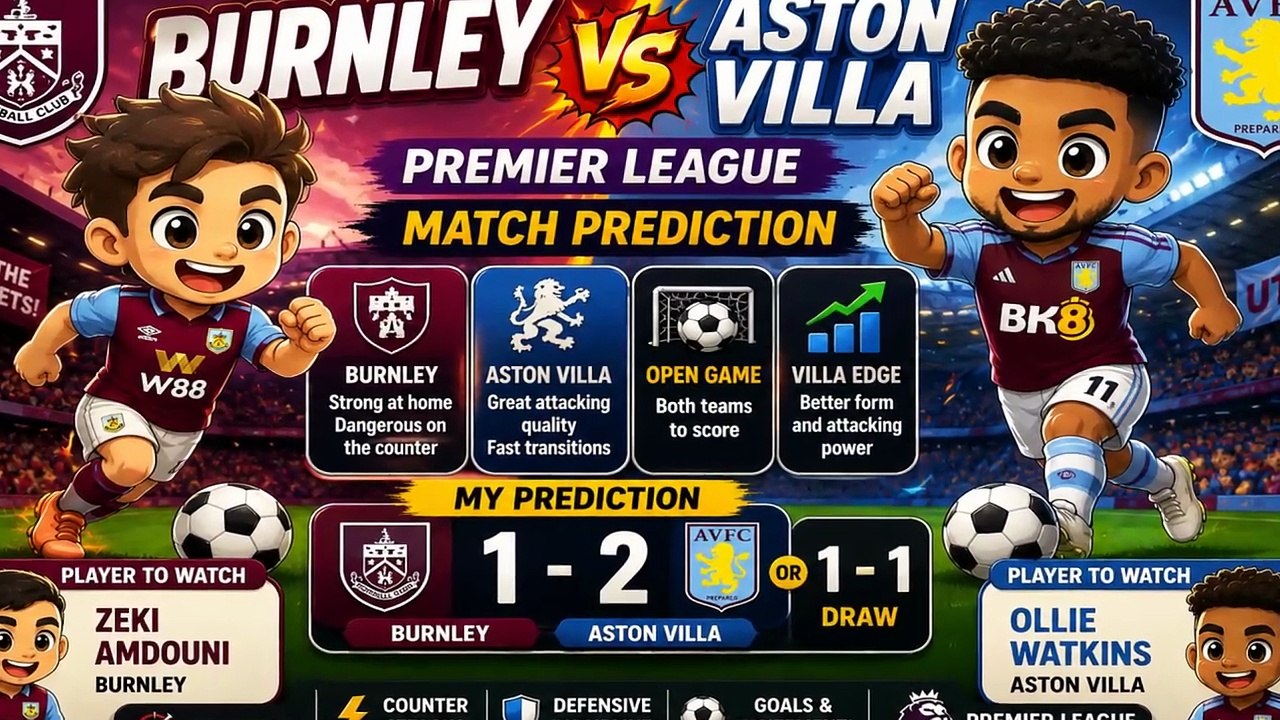 🔥 Burnley vs Aston Villa Premier League Clash Full of Intensity & Drama! ⚽