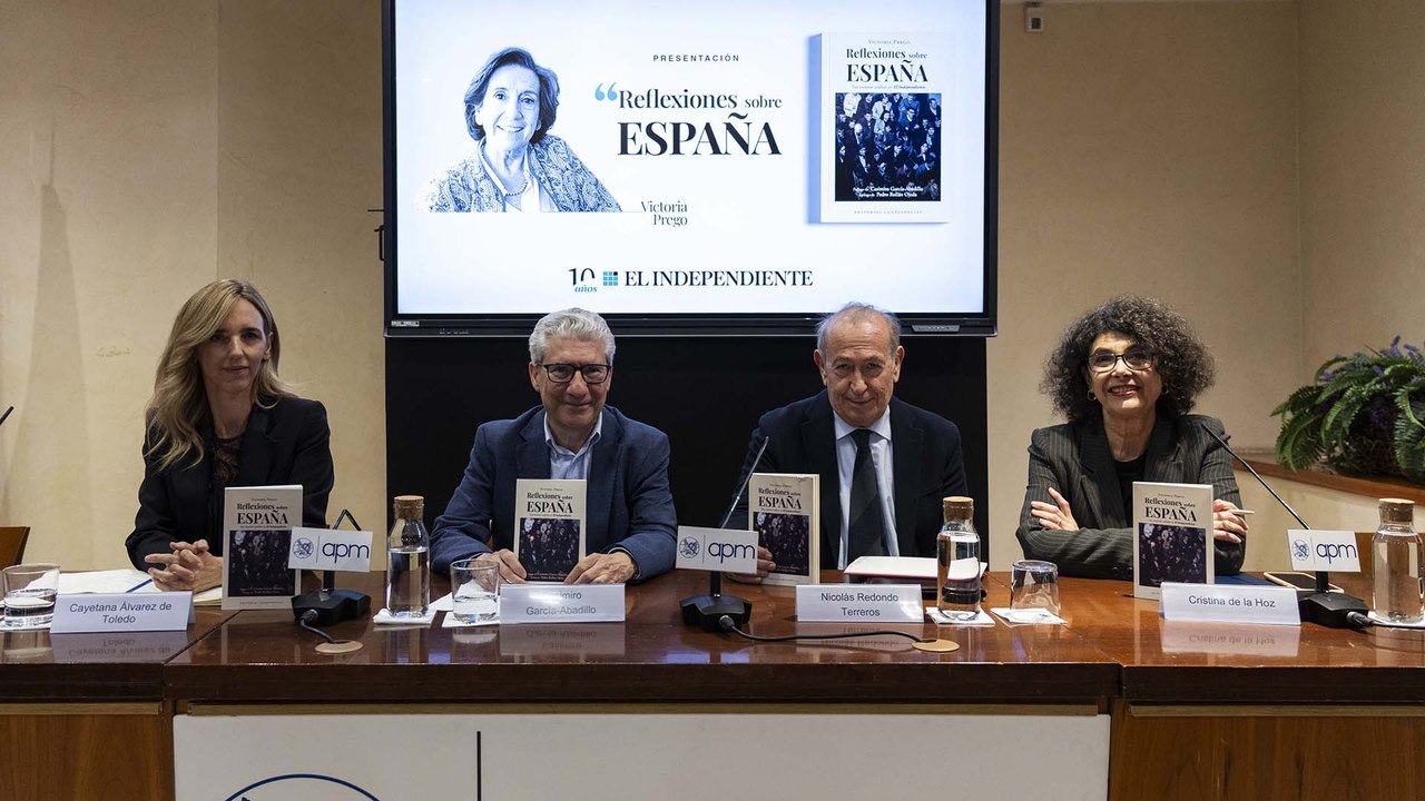 Homenaje a Victoria Prego en la APM: presentación de 'Reflexiones sobre España'