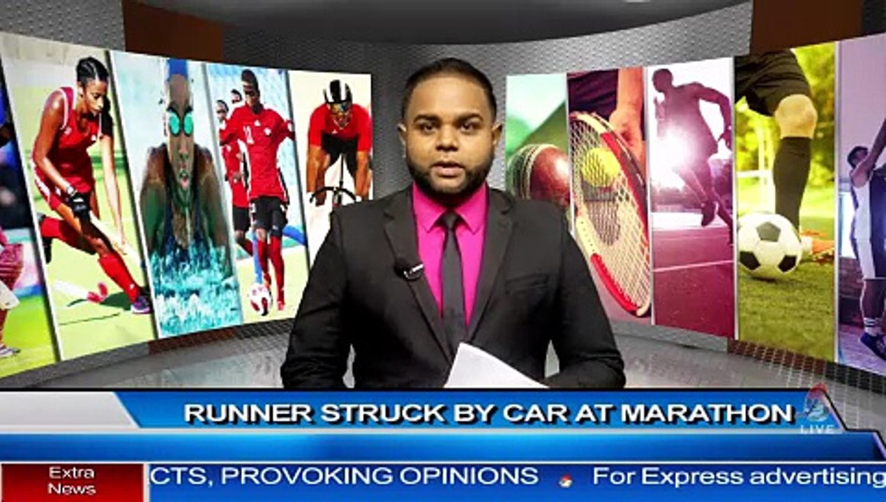 RUNNER HIT BY CAR DURING MIDNIGHT MARATHON
