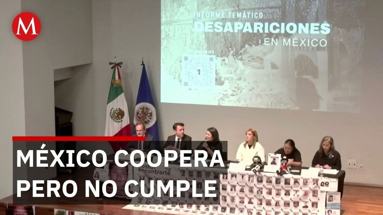 CIDH advierte niveles críticos de impunidad en casos de desaparición