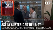 Captan a hijo de AMLO en tienda de lujo