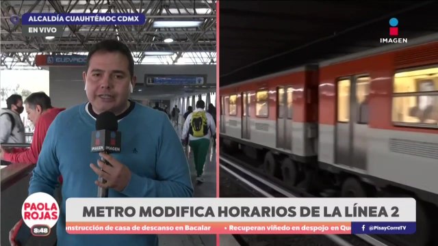 Modifican horarios en 3 estaciones de Línea 2 por mantenimiento | DPC con Paola Rojas
