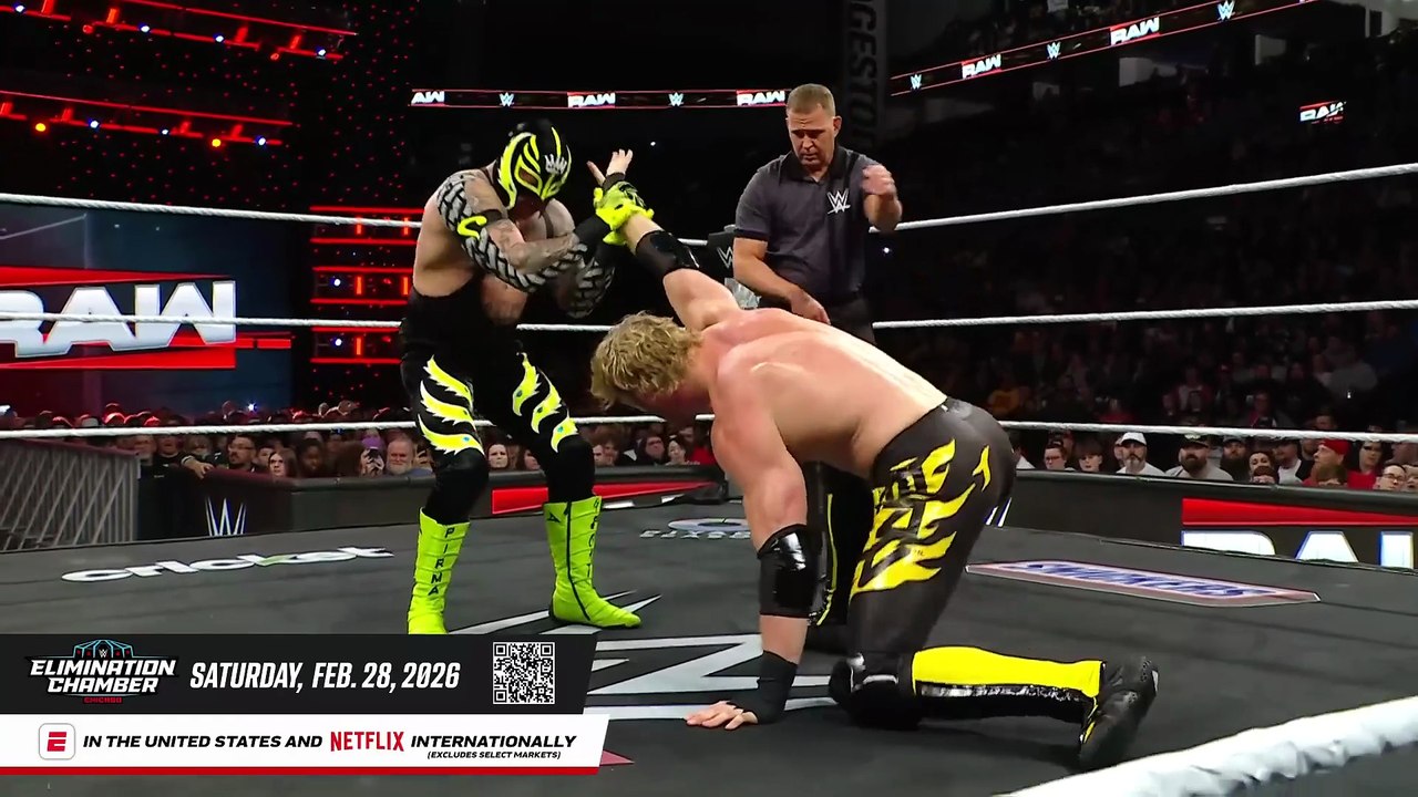 FULL MATCH- Rey Mysterio vs. Logan Paul - Elimination Chamber Qualifying Match- Raw, Feb. 10, 2025