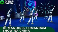 Evento na China reúne 200 robôs humanoides e atrai milhões em live