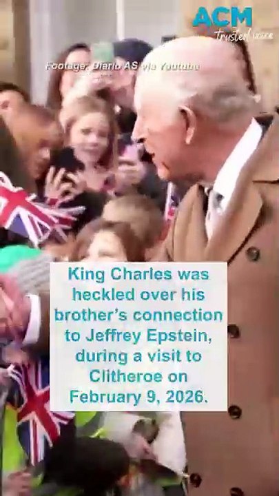 King Charles heckled over Andrew’s connections to Jeffrey Epstein