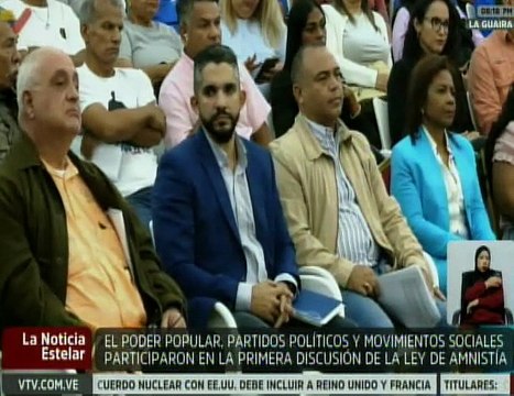 Movimientos sociales de La Guaira dijeron presente en la consulta pública de la Ley de Amnistía