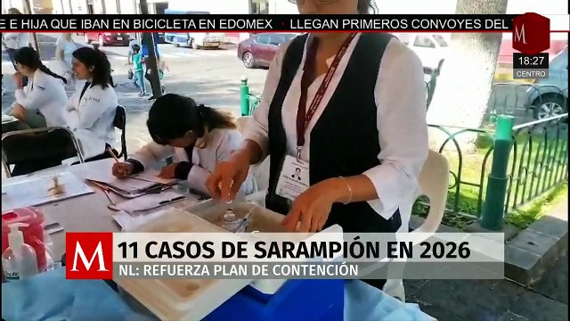 Salud de Nuevo León reporta 11 contagios de sarampión