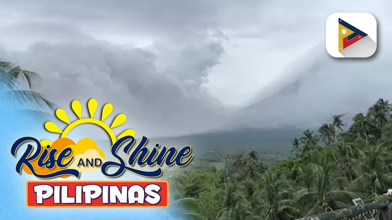 Bulkang #Mayon, nagbuga ng malakas na pyroclastic density currents o uson; Camalig LGU, namahagi ng facemasks sa mga residente | ulat ni Paul Hapin ng Radyo Pilipinas
