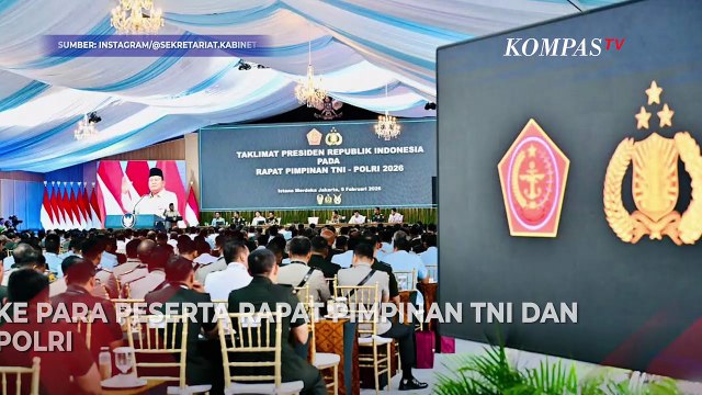 Seskab Teddy Ungkap Arahan Presiden Prabowo di Rapat Pimpinan TNI-Polri