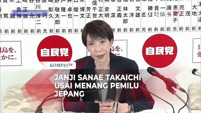 Janji PM Sanae Takaichi usai Menang Telak dalam Pemilu Jepang