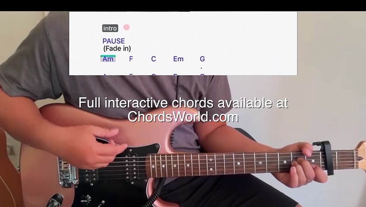 Jesse Welles - Pisces Chords by ChordsWorld.com