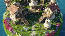 🐱🌿 エンドウ豆農場の小さな収穫祭 – ミニチュア猫たちのほのぼの物語 🌿🐱4K