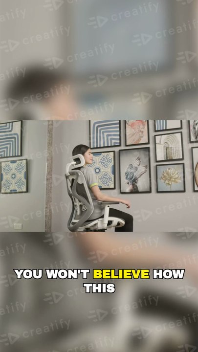 Ergonomic High Back Office Chair for Work From Home | Comfort & Support