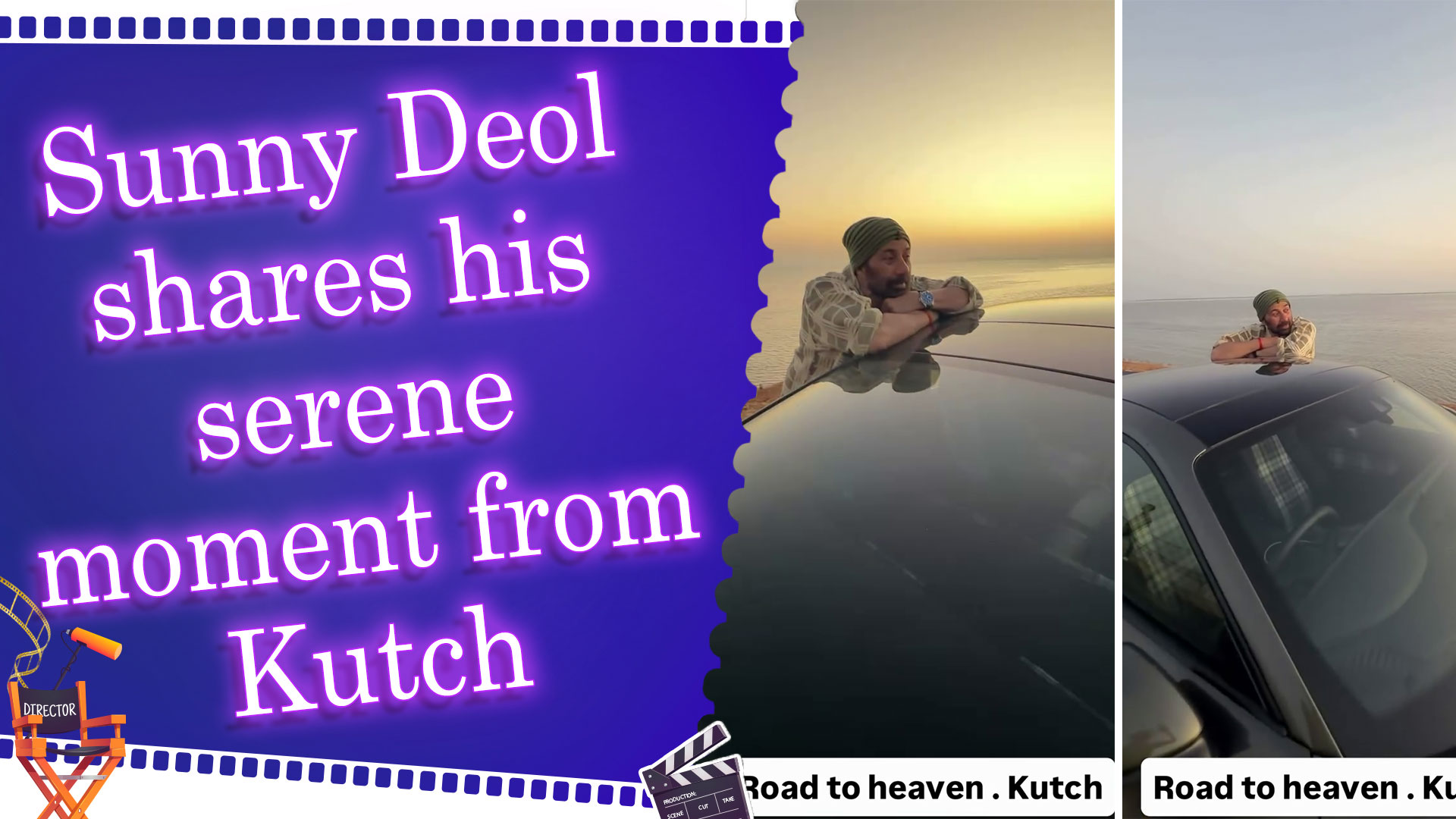 Sunny Deol drops a peaceful travel moment from Kutch, calls it ‘Road to Heaven’