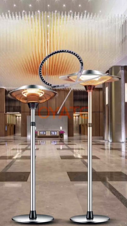 1500w Freedstanding Patio Heaters Electric Infrared Heaters Outdoor Heaters