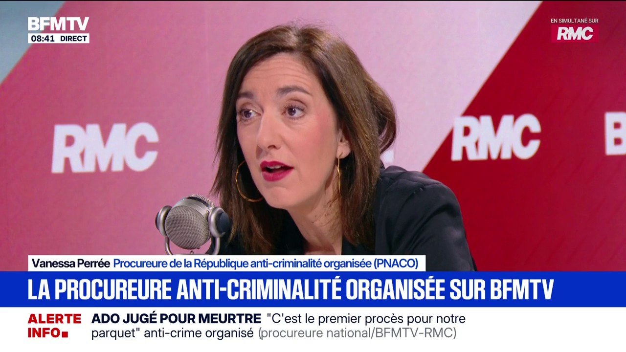 Vanessa Perrée, procureure de la République anti-criminalité organisée: "On a des groupes de criminalité organisée qui peuvent parfois s'attaquer aux institutions"
