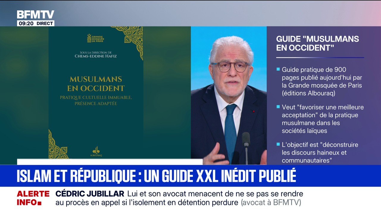 "Nous avons voulu faire œuvre de clarification", explique le recteur de la Grande Mosquée de Paris après la publication de l'ouvrage "Musulmans en Occident"