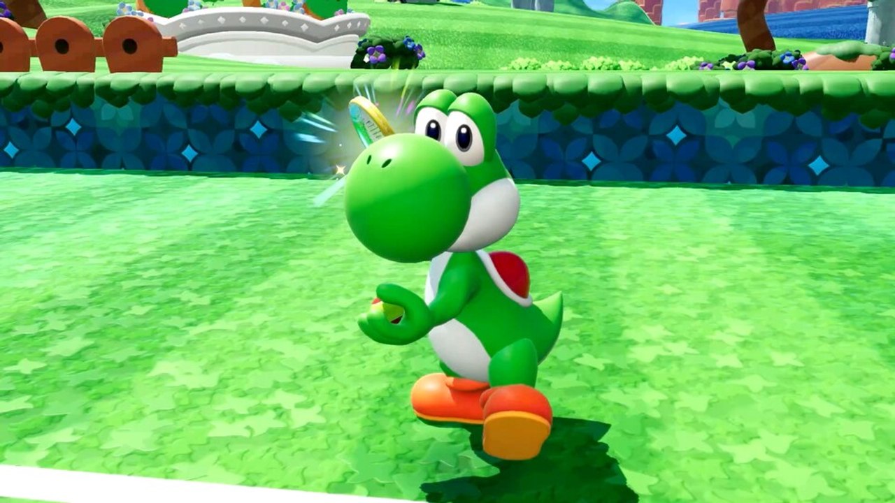 Wer in Mario Tennis Fever nicht aufpasst, erlebt sein blaues Wunder