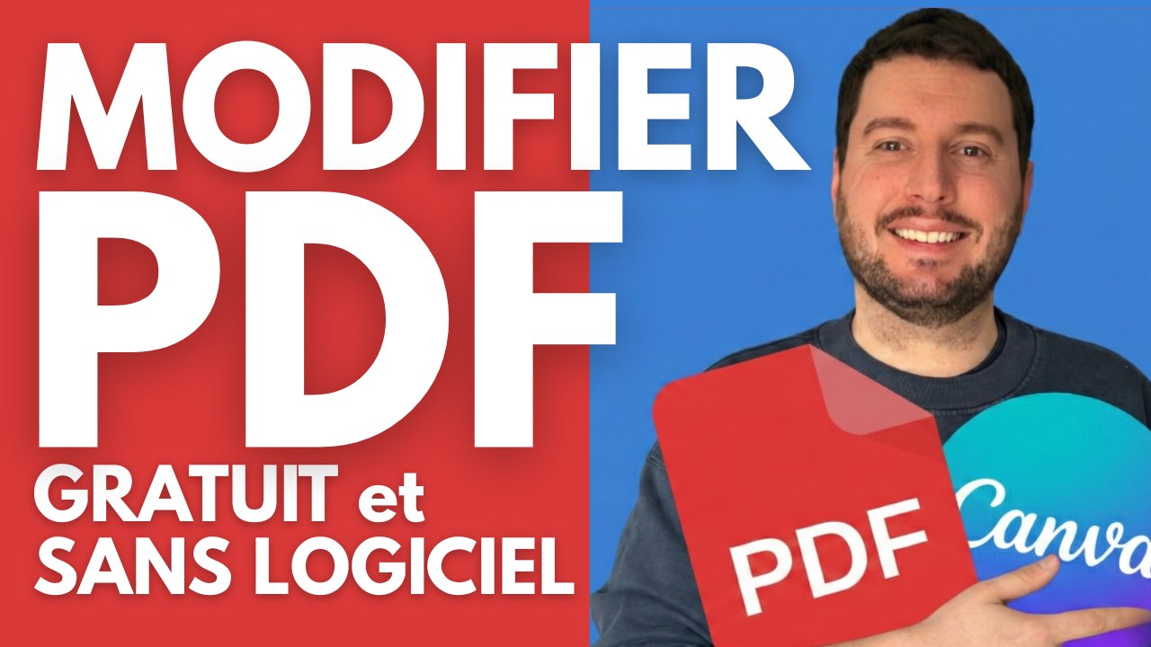 Modifier un PDF Gratuit et Sans Logiciel avec CANVA - Vidéo Dailymotion