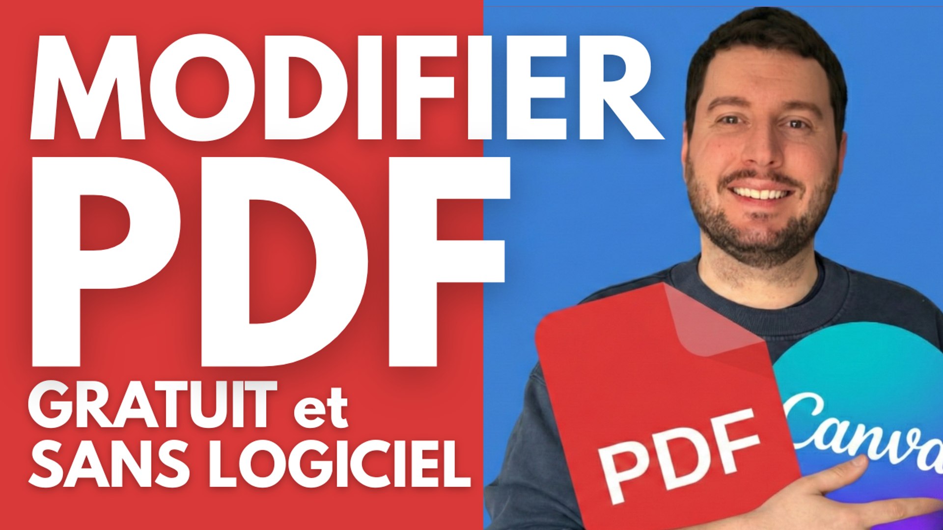 Modifier un PDF Gratuit et Sans Logiciel avec CANVA