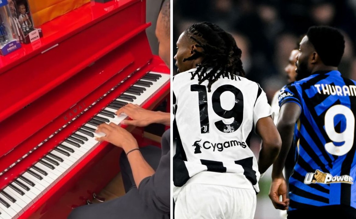 VIDEO / I fratelli Thuram insieme al pianoforte in attesa di Inter-Juve