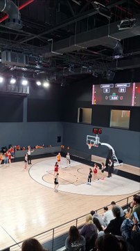 İlk Yarı Sonucu - Galatasaray 12-24 Beşiktaş - U16 Kızlar Final Play Off Grubu 10. Hafta
