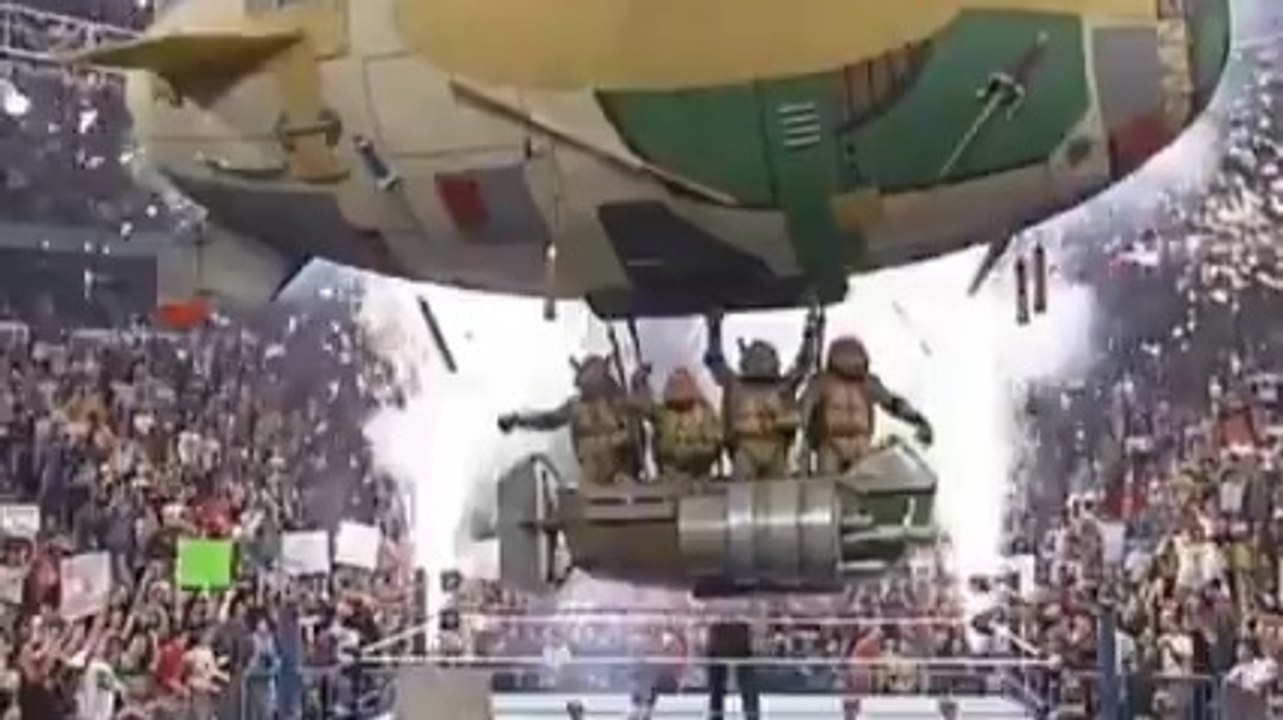 Tortugas Ninja en la WWE