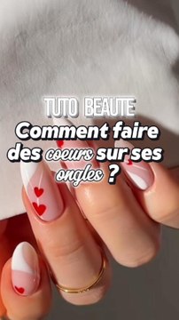 Comment faire de coeurs sur ses ongles ?