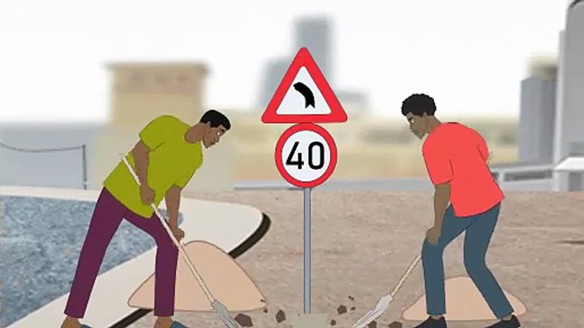 Vandalisme de panneau de signalisation