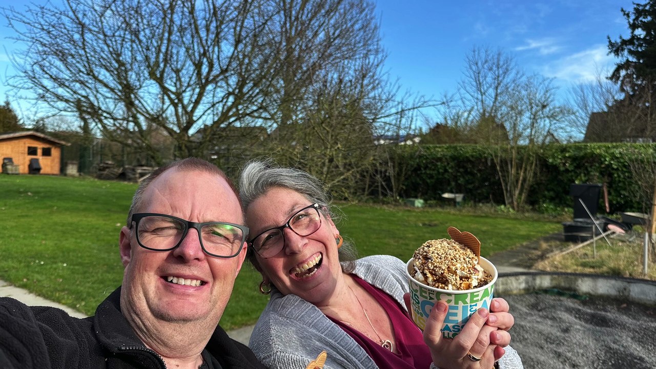 Neulich an der Gartenbahn - Samstag war schönes Wetter