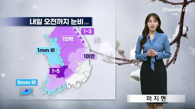 [날씨]내일 오전까지 눈비…당분간 추위 대신 미세먼지