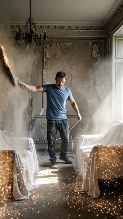 Old Broken Drawing Room to Luxury Epoxy Interior | Satisfying Transformation