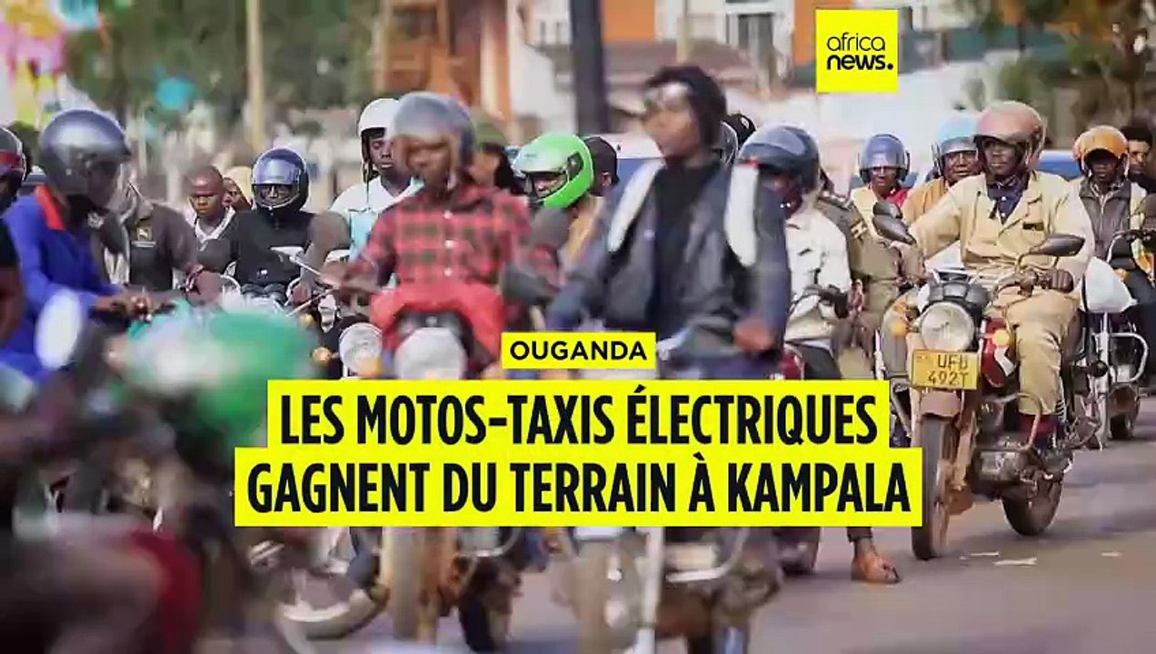 Ouganda : les motos-taxis électriques gagnent du terrain à Kampala