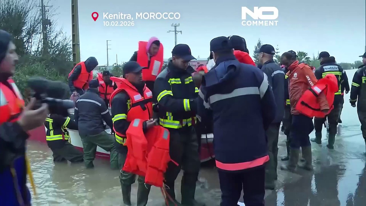 Überschwemmungen und Erdrutsche legen Alltag in Nordmarokko lahm