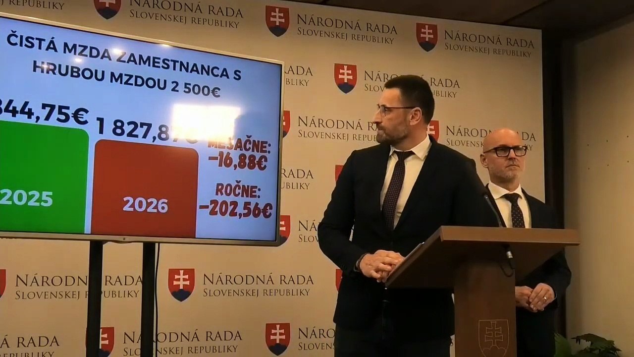 ZÁZNAM: Ľudia podľa SaS už vidia, ako im opatrenia vlády znížili výplaty