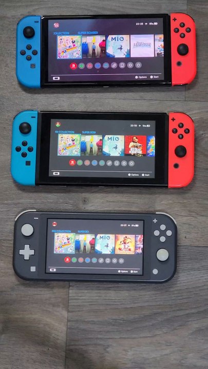 SUPER BOMBERMAN COLLECTION.Switch Lite vs Standard vs Oled Speed Test Comparison #shorts #oled