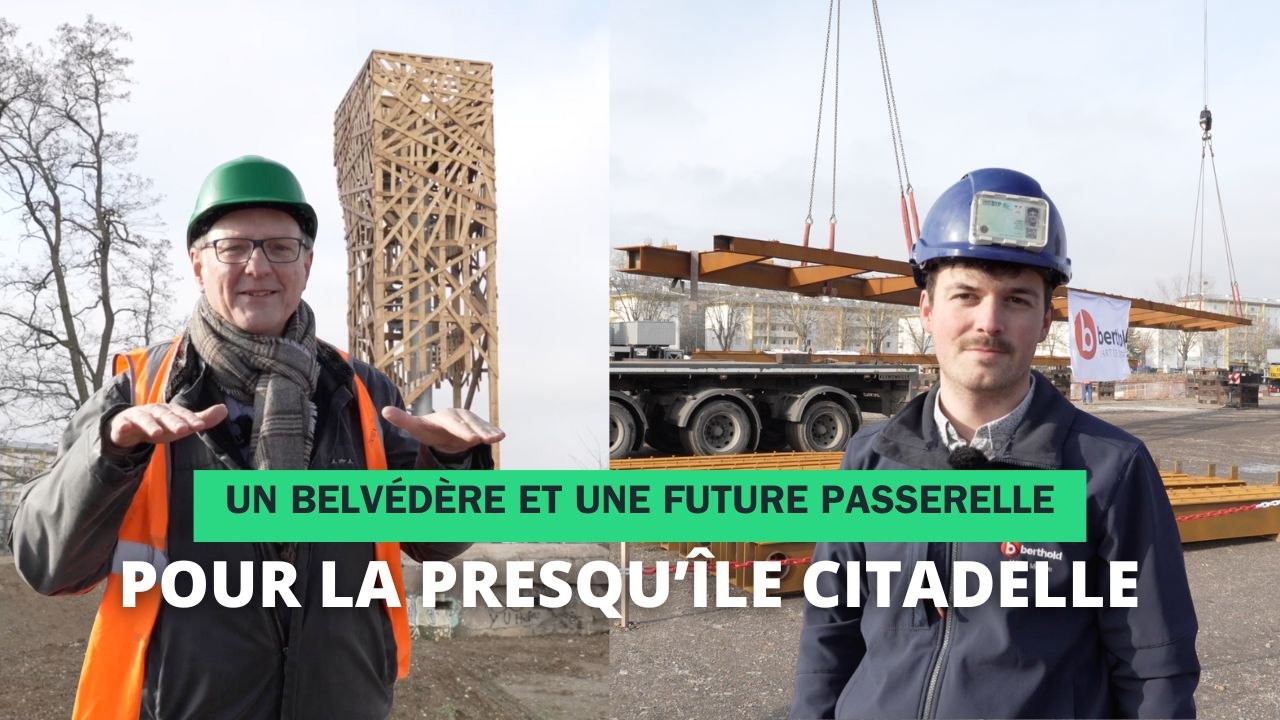 Un belvédère et une future passerelle pour la presqu’île Citadelle