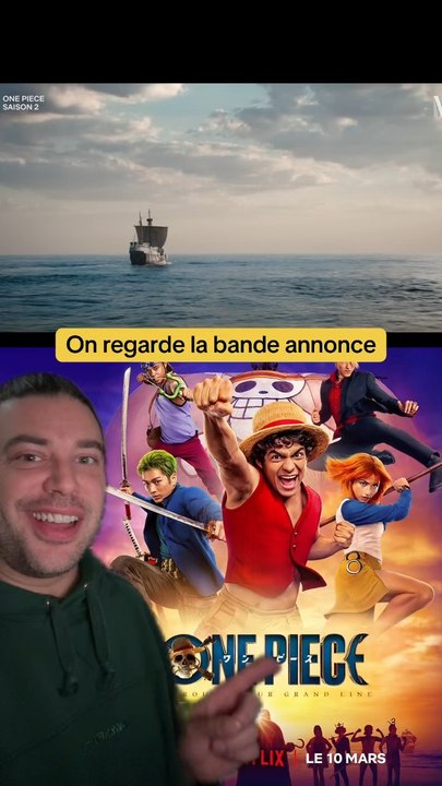 Bande annonce de la saison 2 de One piece qui sort le 10 mars sur Netflix !  #trailerreaction #onepiece2 #Luffy #Chopper #onregardequoi