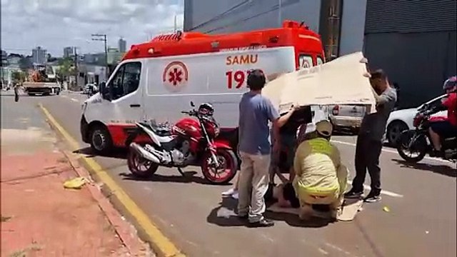 TCE grave, com fratura exposta na perna , afirma médico após grave acidente na Rua Cuiabá