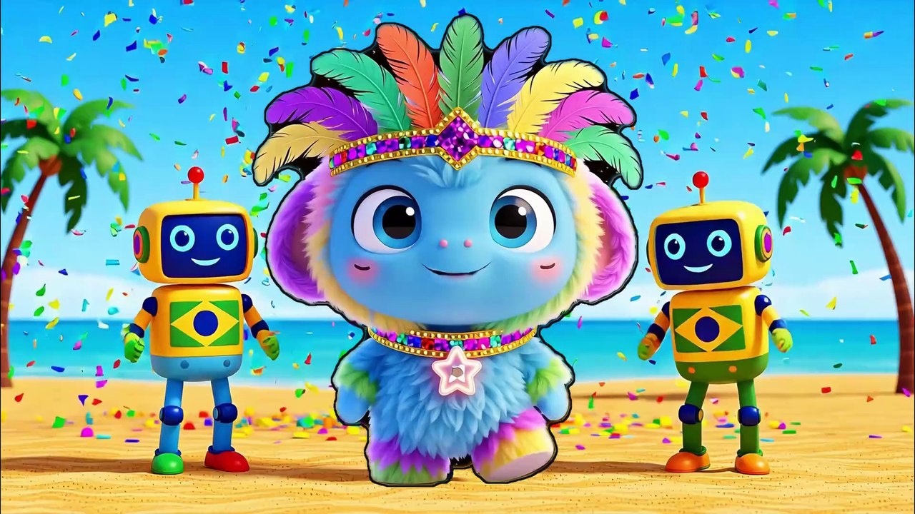 Carnaval de Río 🎭🎶 | Canción Infantil para Bailar y Celebrar | Kindifatoy